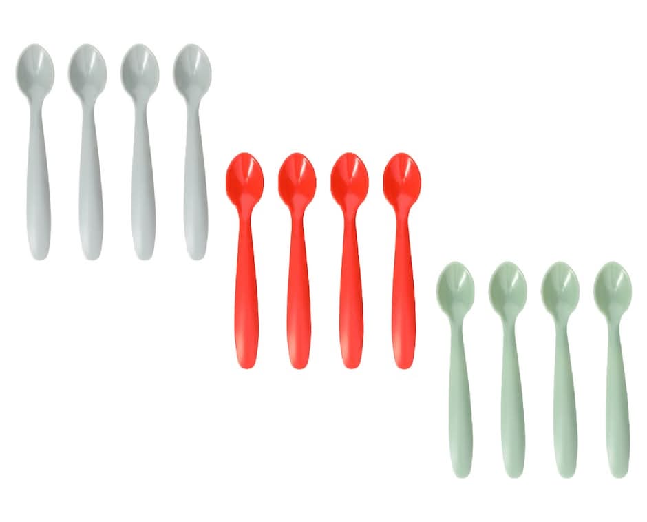 Angel of Mine Plastic Infant Spoon Set, 5 in, Assorted (12 ct)