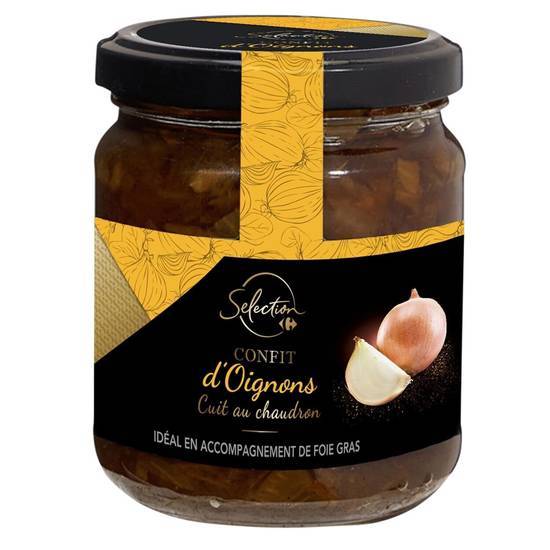 Carrefour Sélection - Confit d'oignons cuit au chaudron