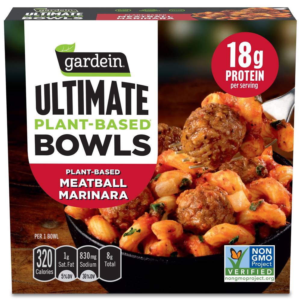 Gardein Ultimate Plant-Based Meatball Marinara Bowls