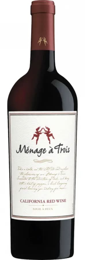 Menage a Trois California Red Blend