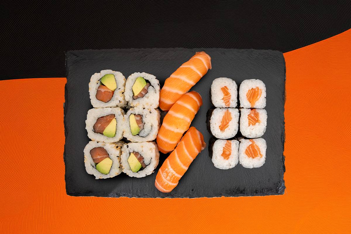 Menu Salmon Hand - 15 pièces