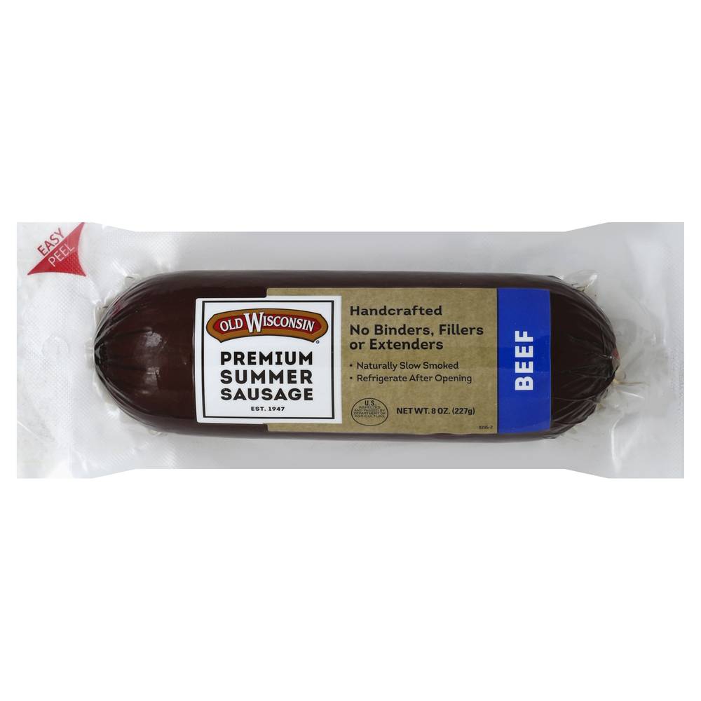 Old Wisconsin Premium Beef Summer Sausage (8 oz)