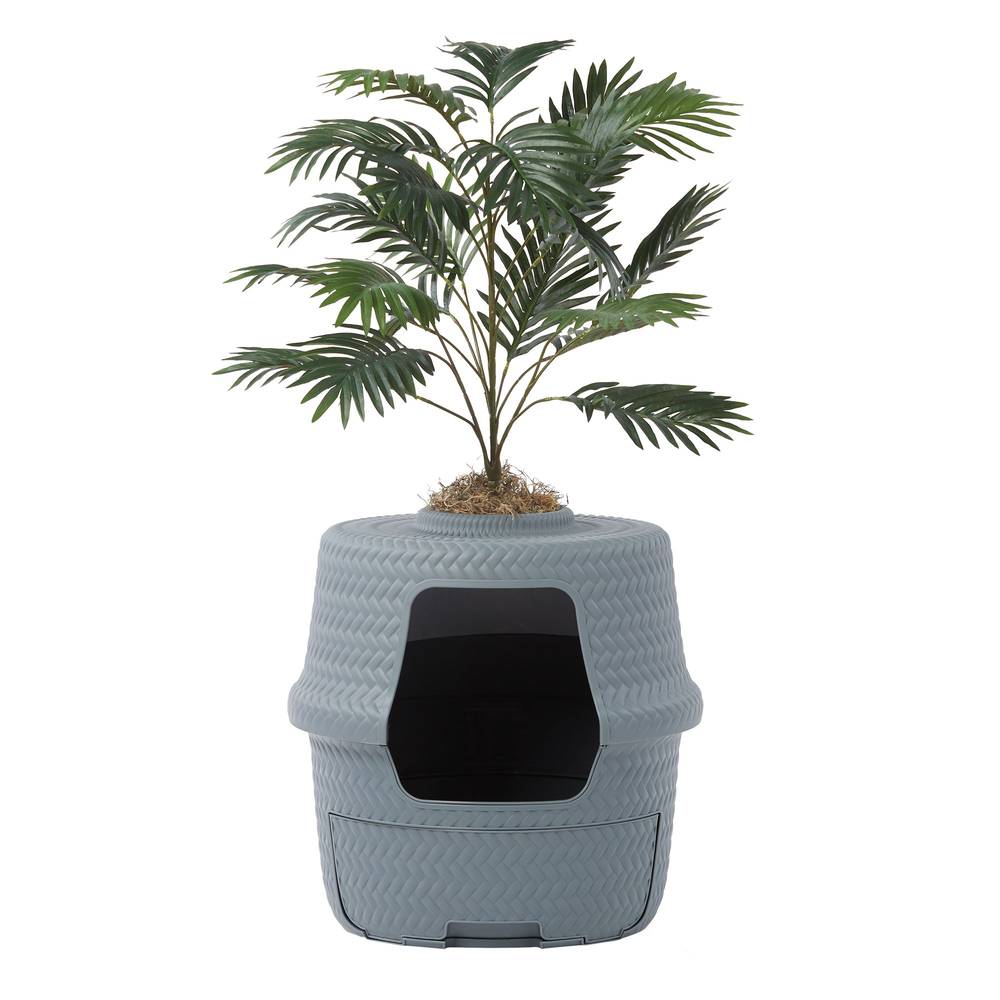 ExquisiCat Planter Hidden Litter Pan For Cat, Grey  Keep Things Fresh with  Cat Waste Supplies Delivered | Uber Eats