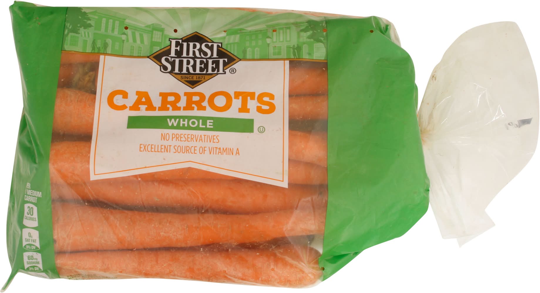 First Street Whole Carrots (5.01 lbs)