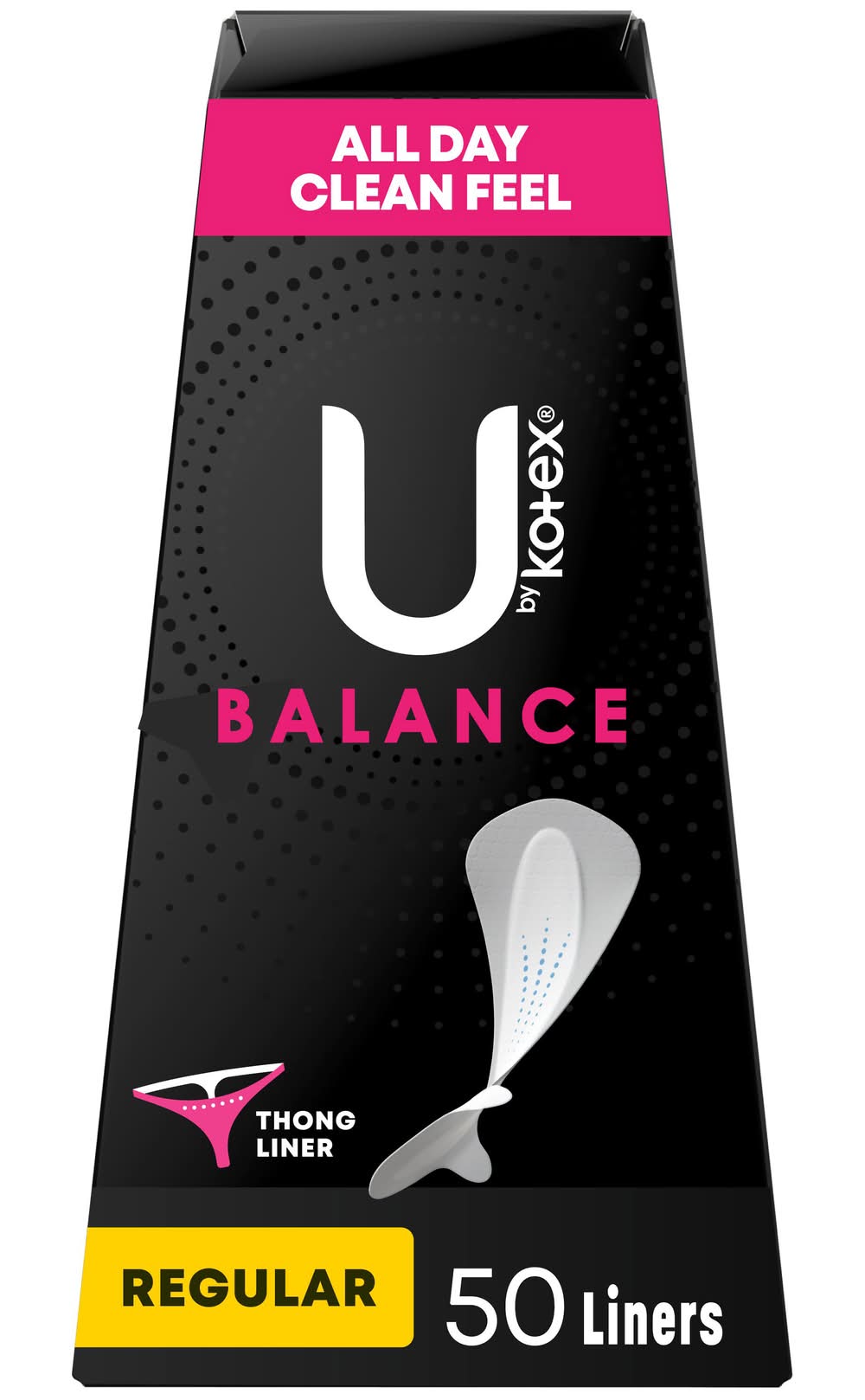 U by Kotex Barely There Light Absorbency Thong Panty Liners (2.9 oz)