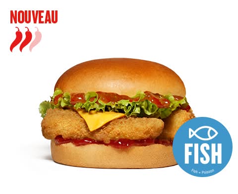 Crispy Burger Fish Spicy