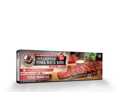 Butcher's Selection Stampede Pork Back Ribs Barbecue (680 g)