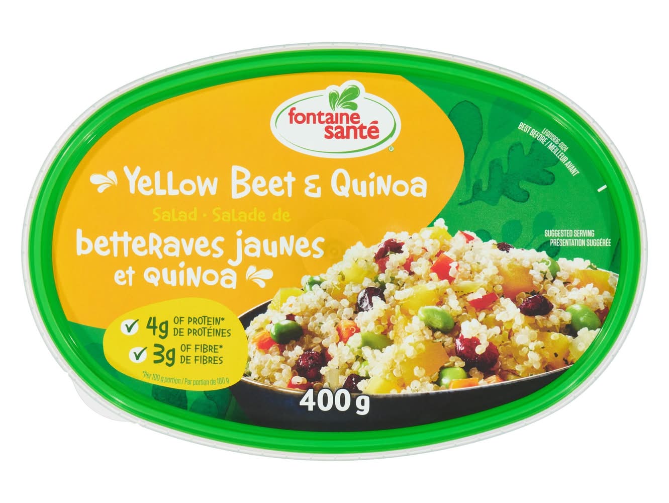 Fontaine Santé Yellow Beet & Quinoa Meal Salad (400 g)