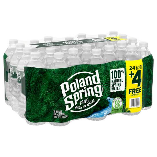 Poland Spring 100% Natural Spring Water (473.2 fl oz)
