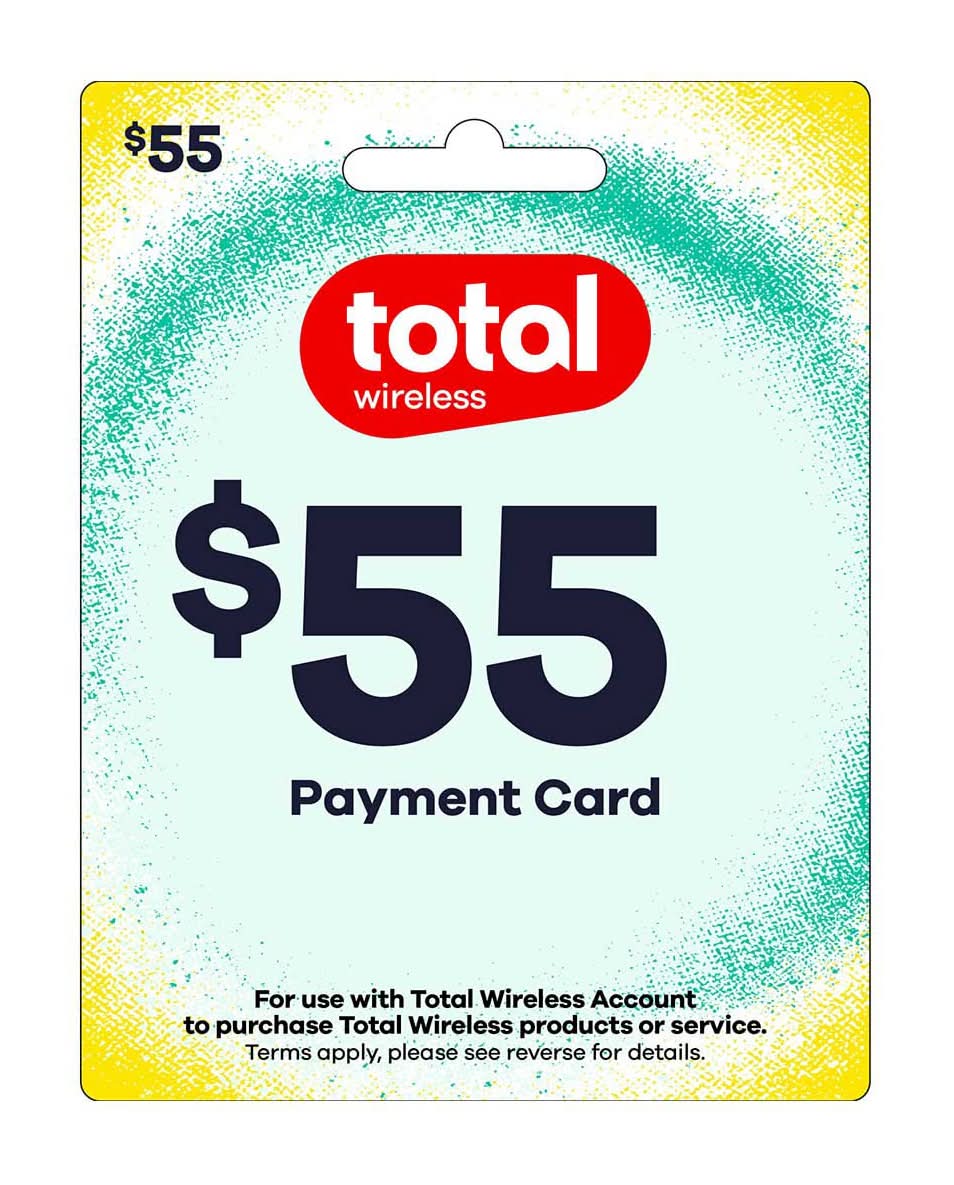 Total Wireless 55 Payment Card E-Pin Top Up