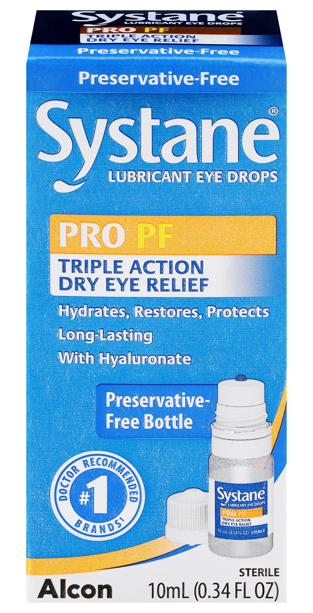 Systane Preservative Free Lubricant Eye Drops (10 ml)