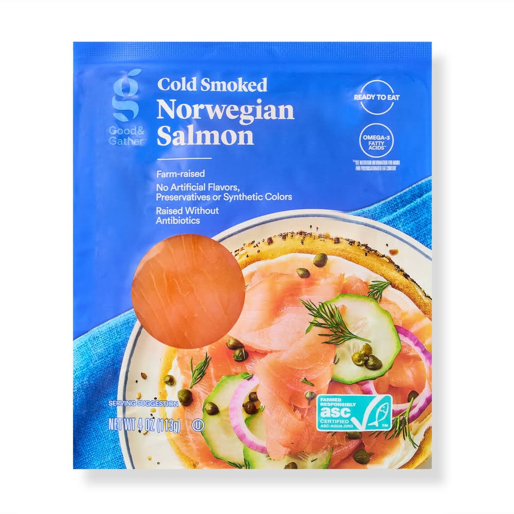 Good & Gather Norwegian Cold Smoked Salmon (4 oz)