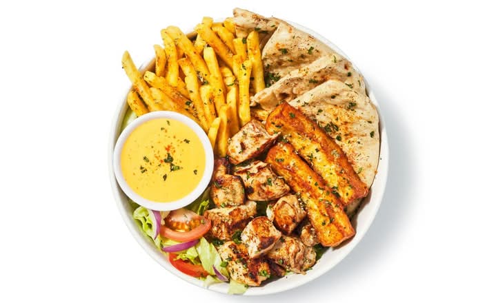 Chicken Souvlaki Plate