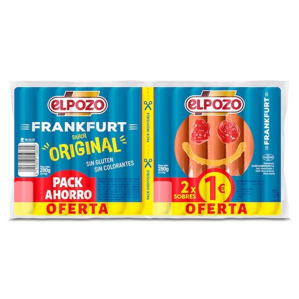 Salchichas Frankfurt Elpozo Bolsa (2 x 140 g)