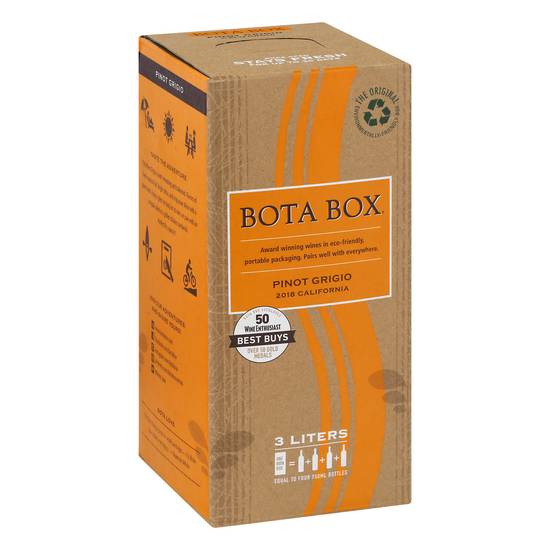 Bota Box California Pinot Grigio Wine 2018 (3 L)