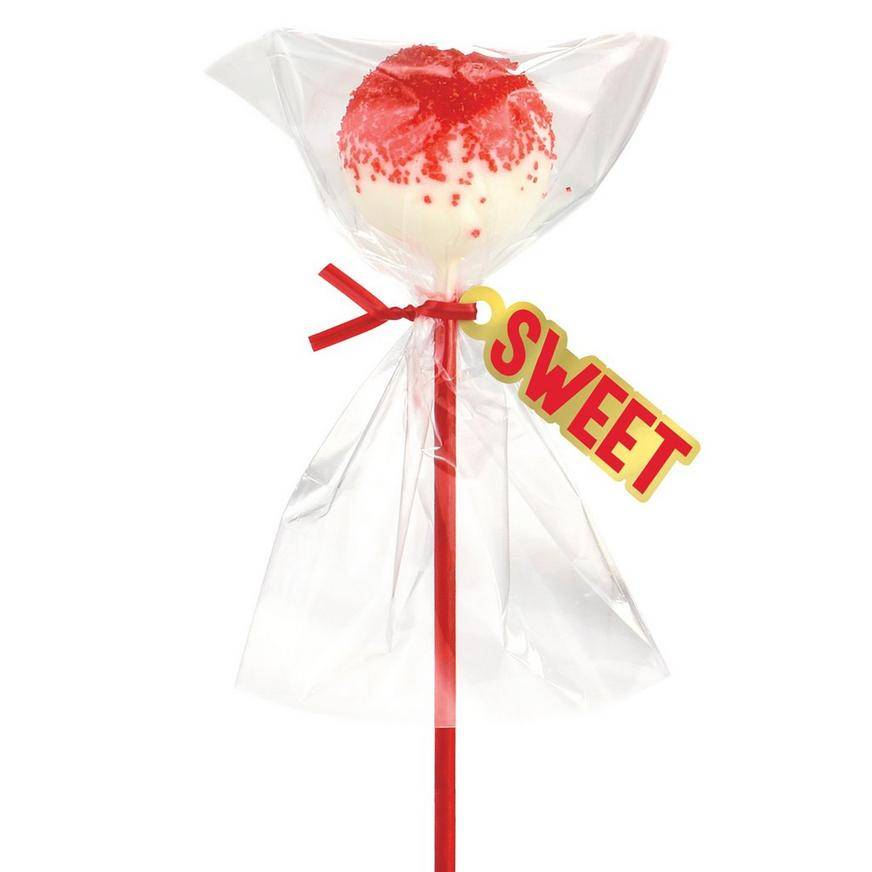 Red Cake Pop Kit for 24