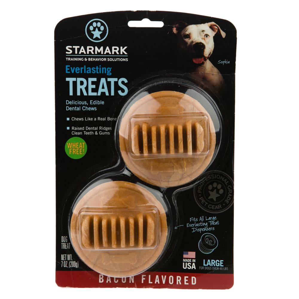 Starmark Everlasting Dog Toy Bacon Treat Insert