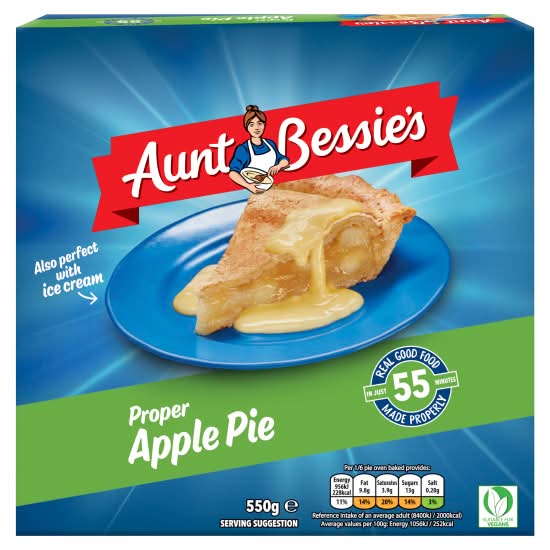 Aunt Bessie's Proper Apple Pie (550g)