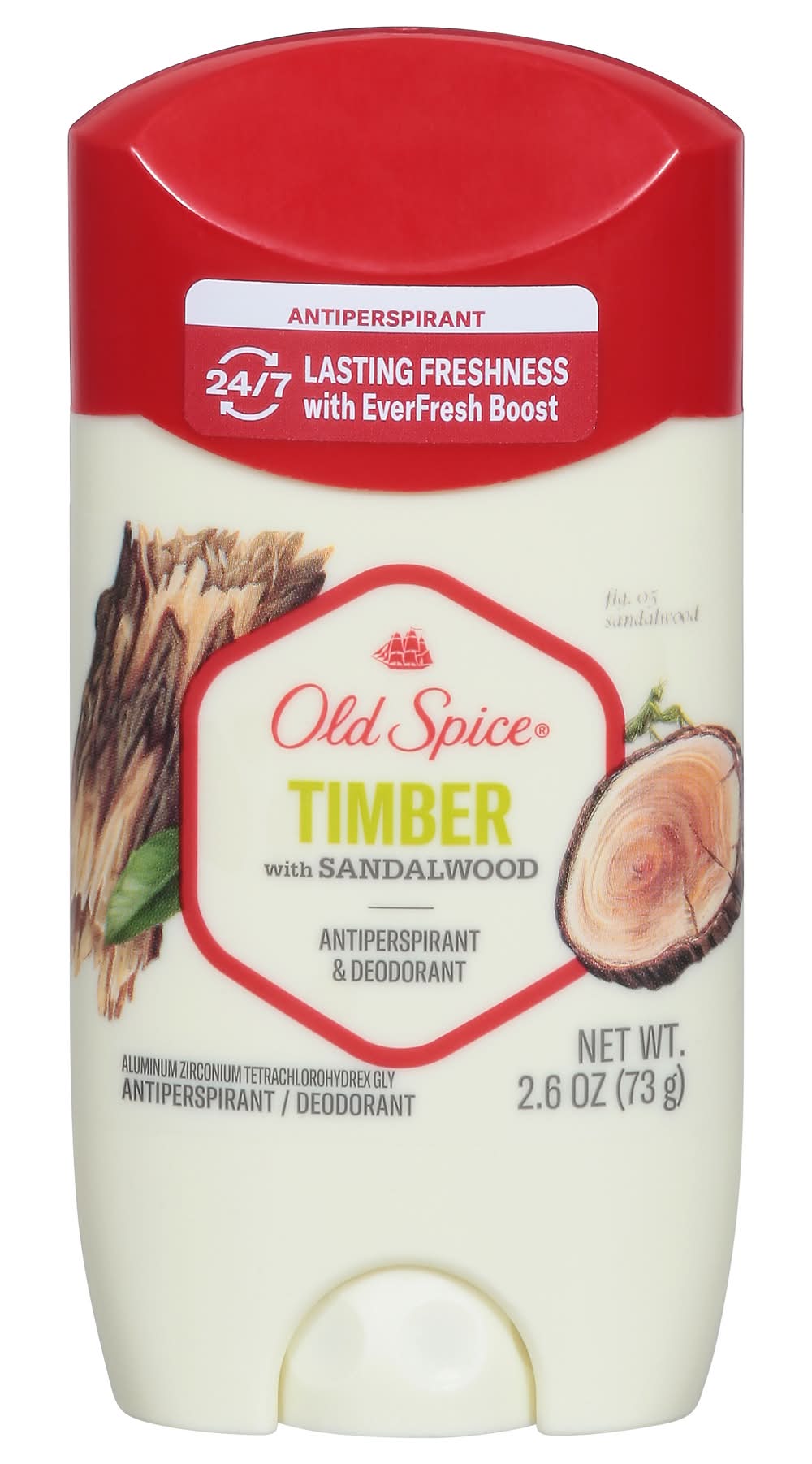 Old Spice Antiperspirant & Deodorant, Timber With Sandalwood, Men (2.6 oz)
