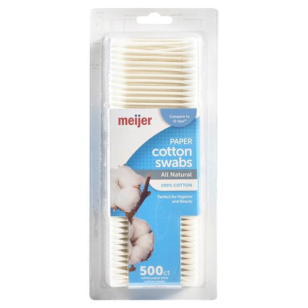 Meijer Cotton Swabs (500 ct)