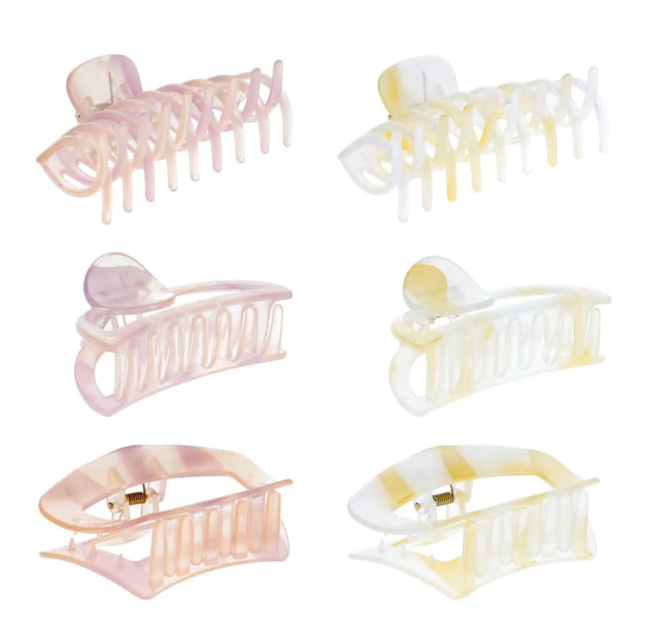 Assorted Gradient Hair Claw Clips