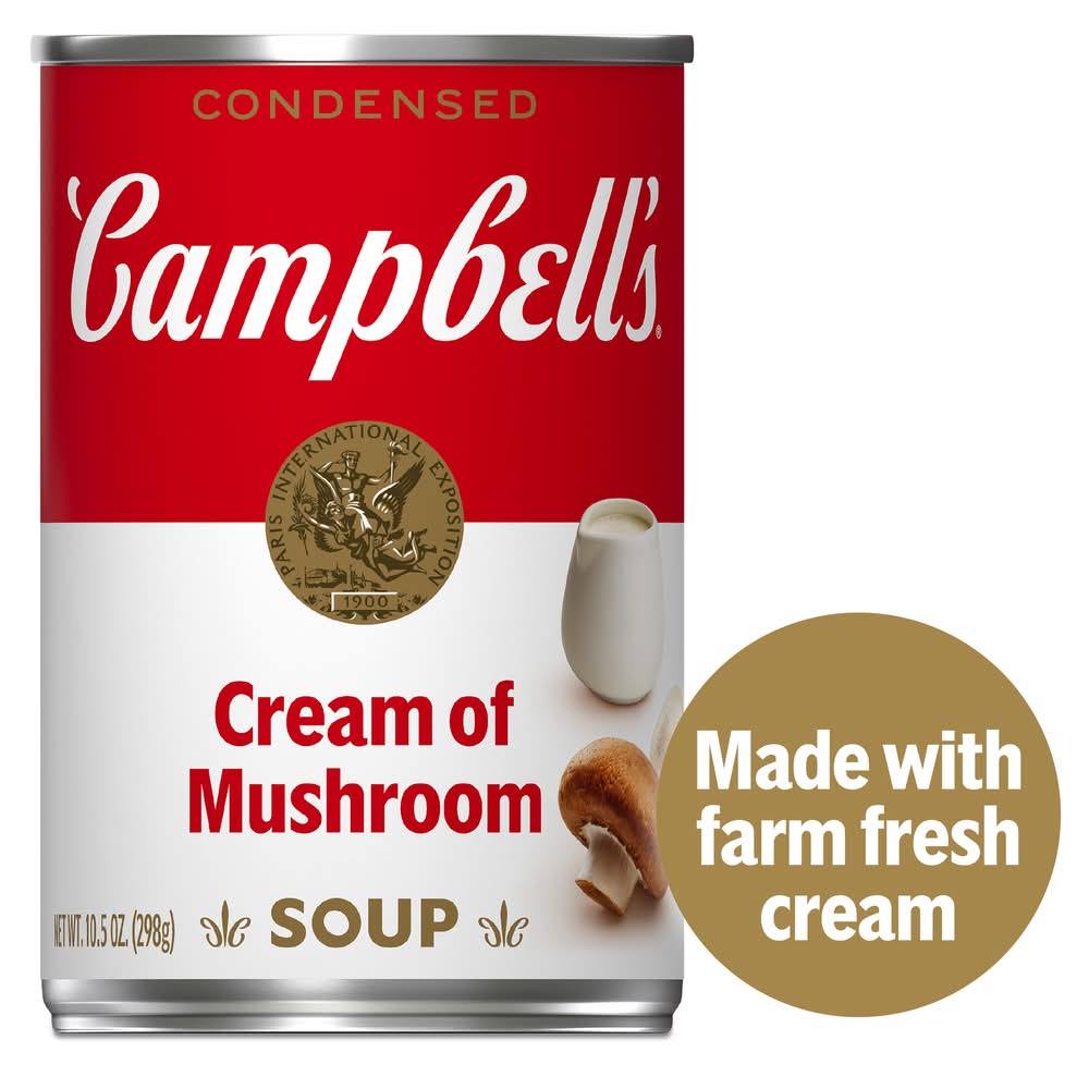 Campbell's Condensed Soup, Cream Of Mushroom (10.5 oz)