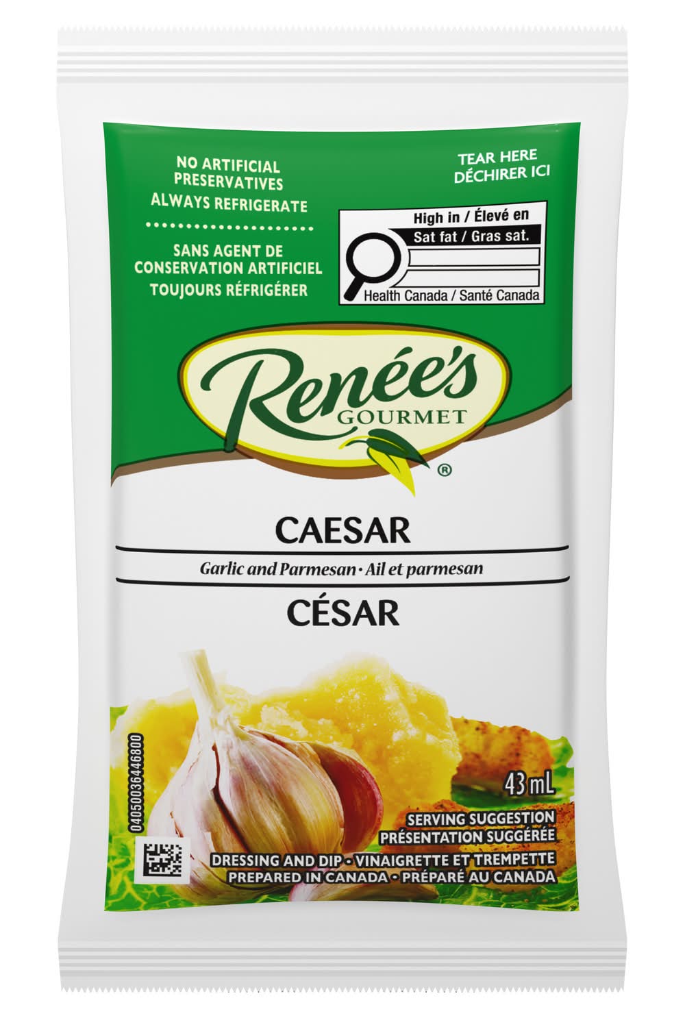 Renée's vinaigrette césar - caesar dressing, pouch (42 g)