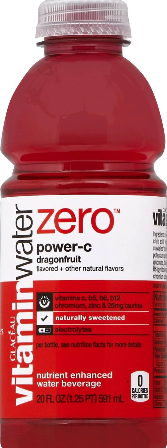 Vitaminwater Zero Power-C Dragonfruit Water Beverage (20 fl oz)