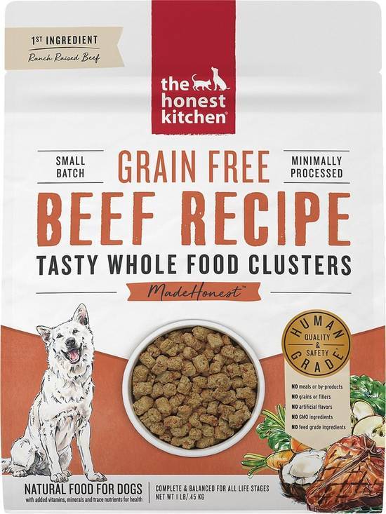 The Honest Kitchen Clusters Grain Free Beef Dry Dog Food