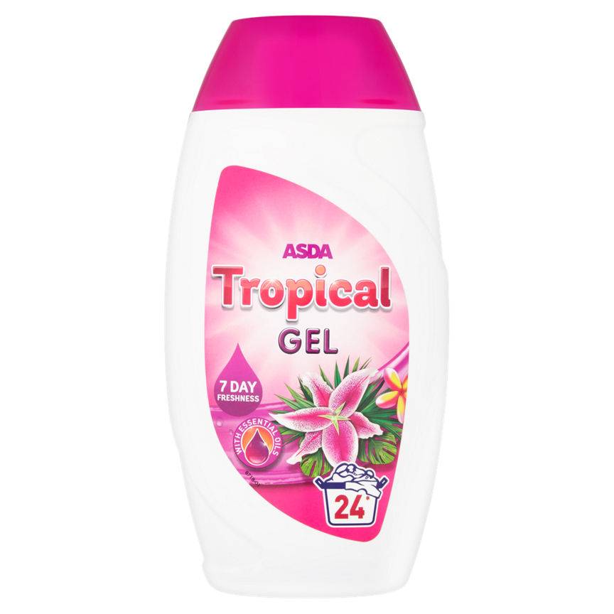 Asda Tropical Gel 24 Washes, 888ml