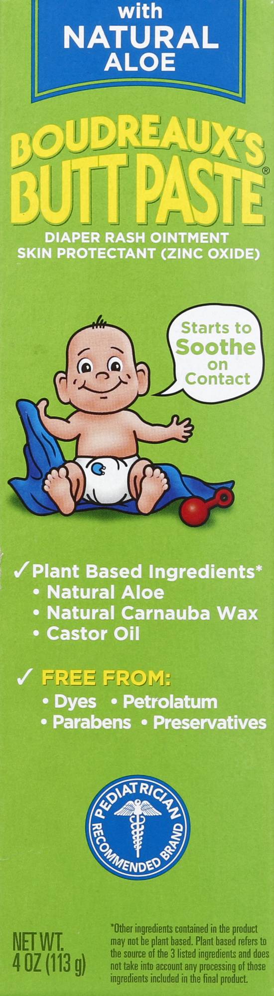 Boudreaux's Diaper Rash Ointment With Natural Aloe