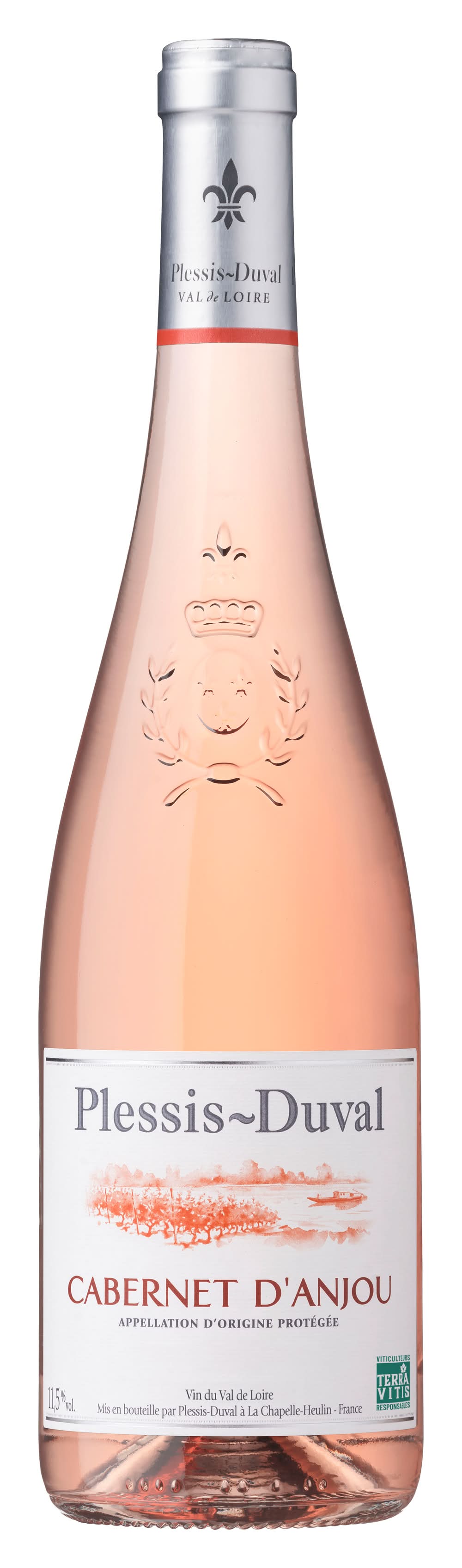 Plessis Duval - Vin rosé cabernet d'anjou aop, 2020 (750ml)