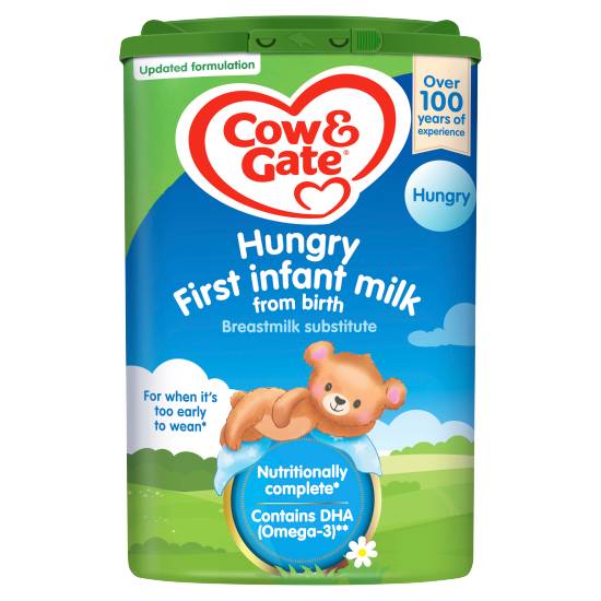 Cow & Gate Hungry Baby Milk Formula From Birth 800g