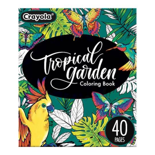 Crayola Topical Garden Coloring Book