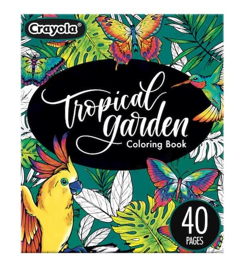 Crayola Topical Garden Coloring Book