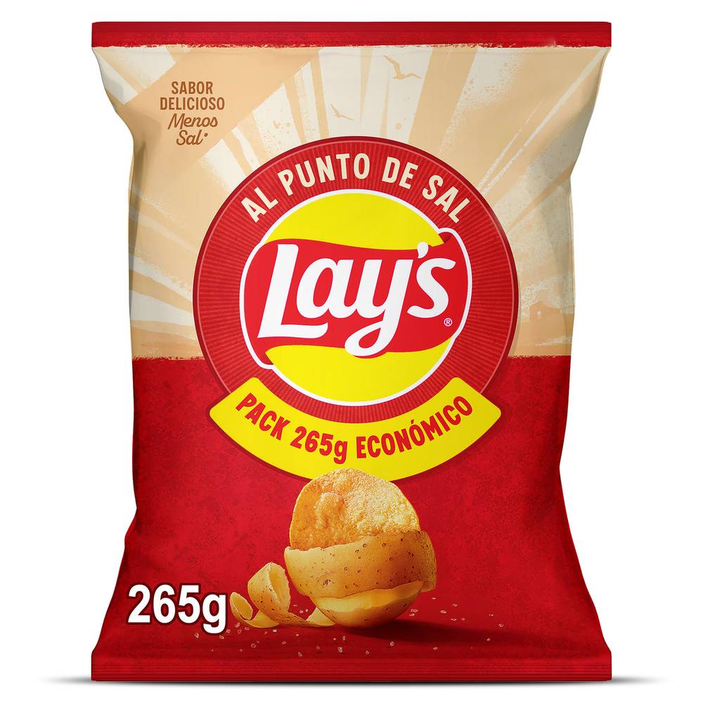 Patatas Fritas Al Punto De Sal Lay'S Bolsa 265 G