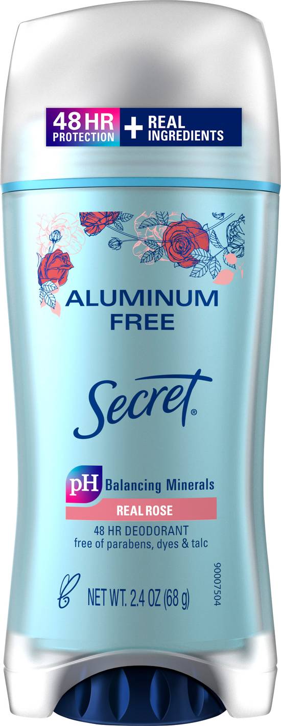 Secret Real Rose Ph Balancing Minerals 48h Deodorant