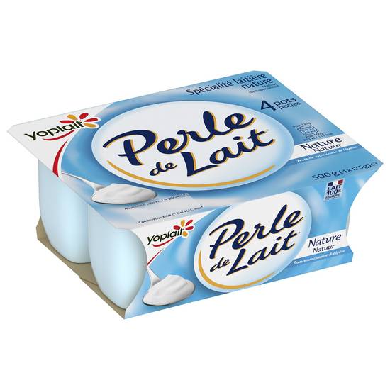 Yoplait - Yaourt nature perle de lait (4 ct)