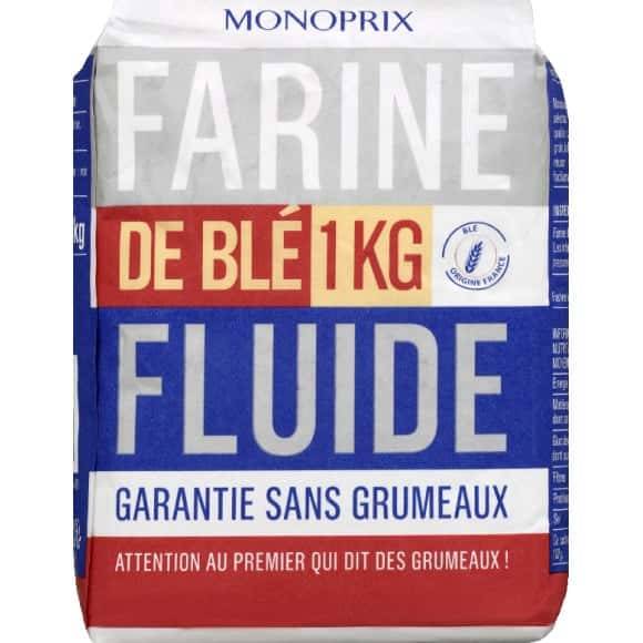 Monoprix Farine T45 Le Paquet De 1 Kg