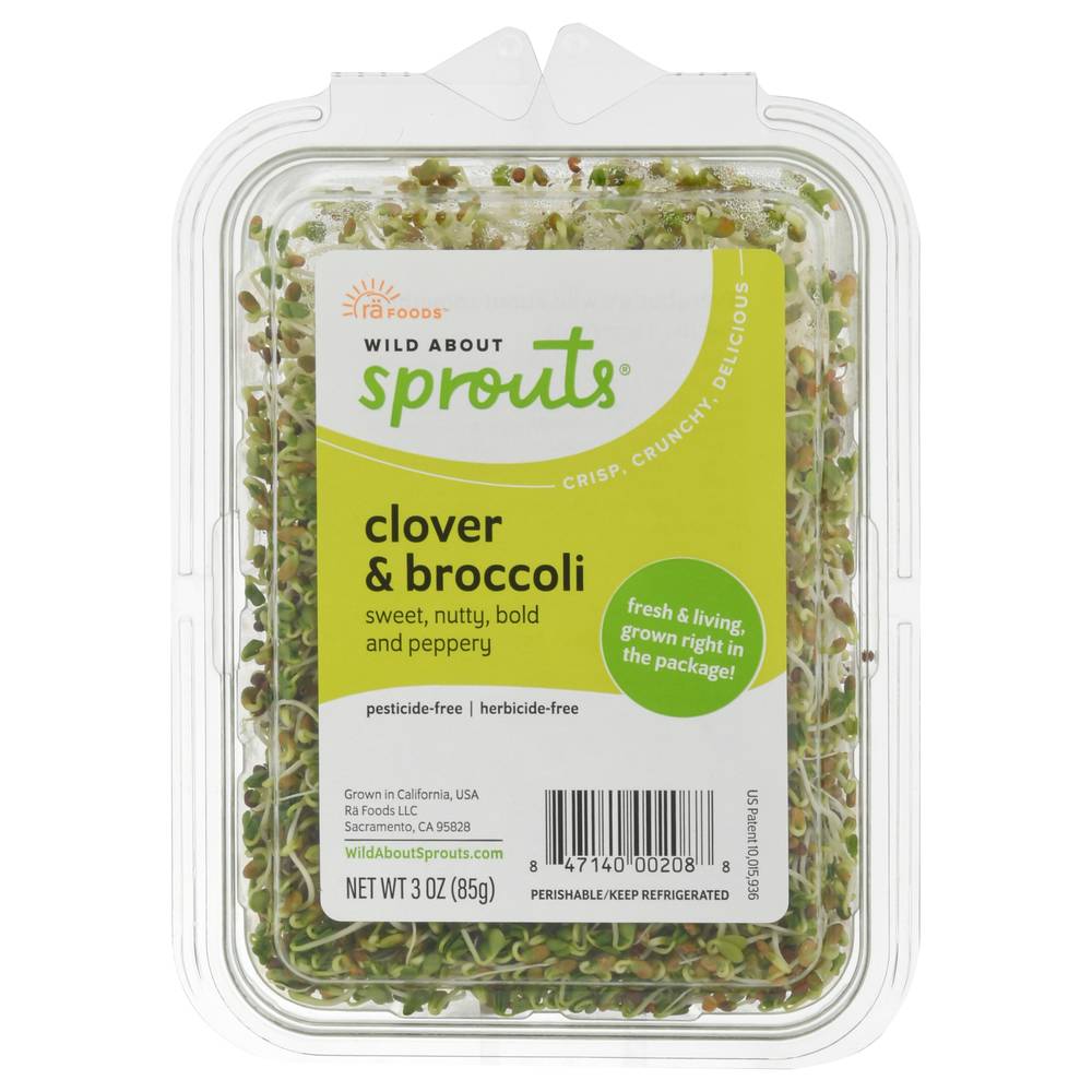 Rä Wild About Sprouts Tangy Clover & Broccoli (3 oz)