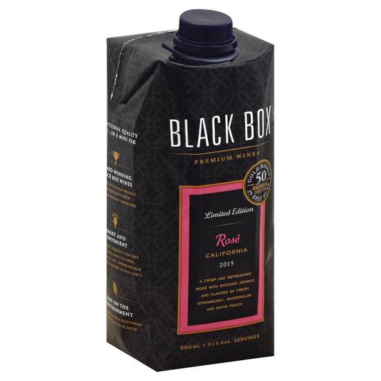 Black Box California Rose Wine 2015 (500 ml)