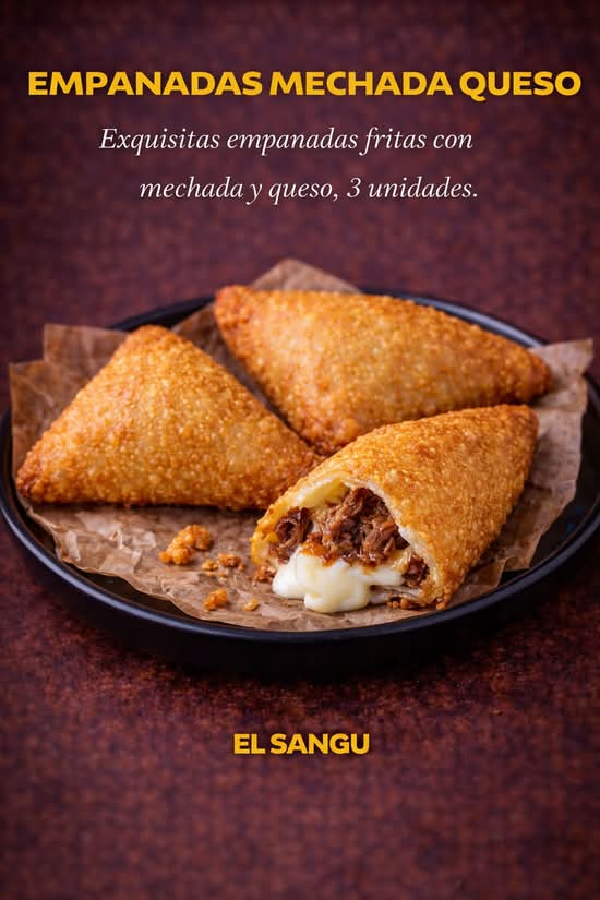 Empanada de Mechada y Queso