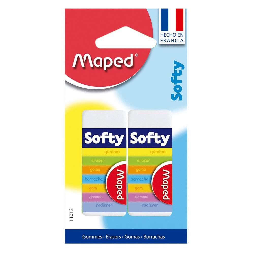 Maped gomas softy (blister 2 piezas)