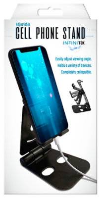 Adjustable Cell Phone Stand Black (ea)