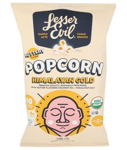 Lesser Evil Organic Himalayan Gold Popcorn