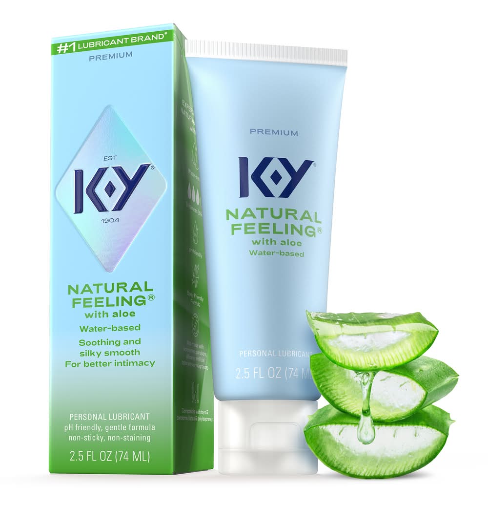 KY Natural Feeling Lubricant Aloe Vera (2.5 fl oz)
