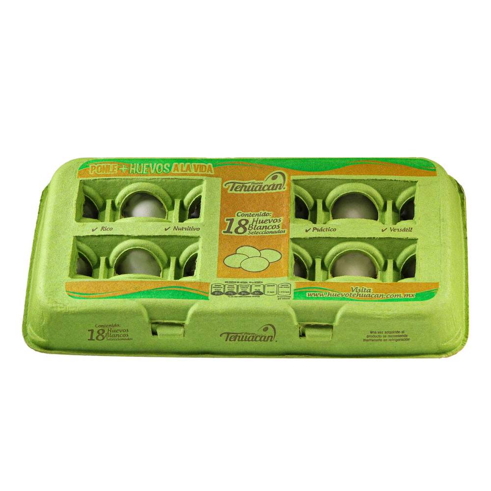 Tehuacán · Huevos blancos seleccionados (18 un)