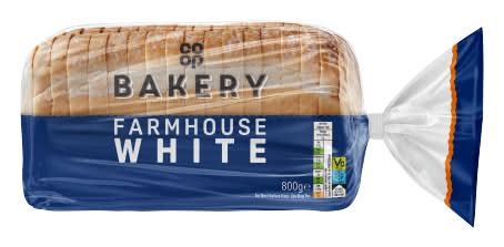 Co-op Bakery Farmhouse White Bread (800g)