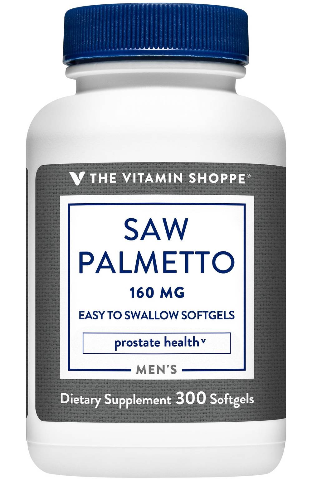 The Vitamin Shoppe Saw Palmetto Prostate Support 160 mg Softgels (300 ct)