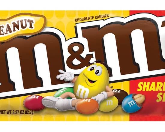 Order M&M Peanut King Size 3oz food online from Chevron Extramile store, Everett on bringmethat.com